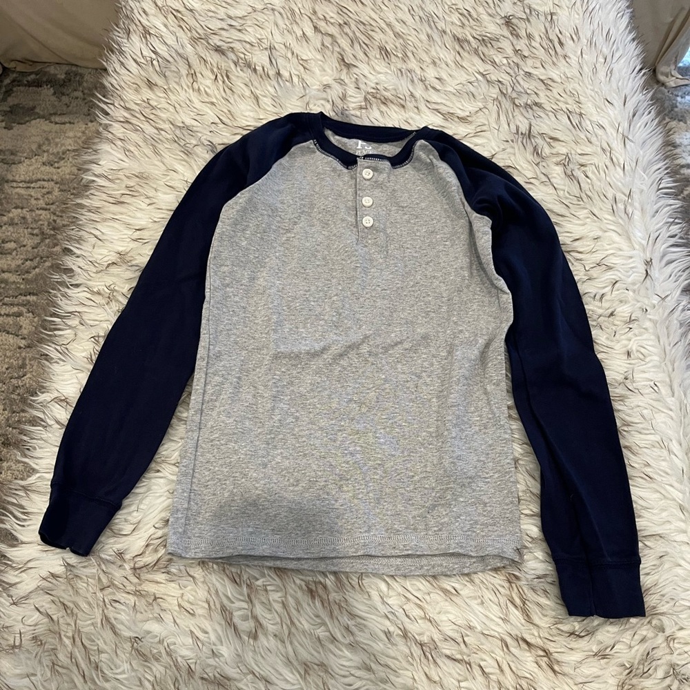 Children's Place Pajama Henley Top - Pjs - Boys 12 *NWOT*